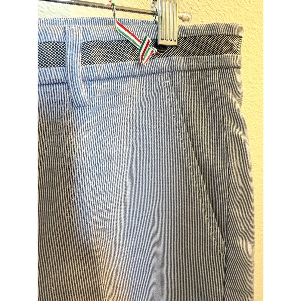 Mason’s Striped Blue Golf Shorts - Picture 4 of 11